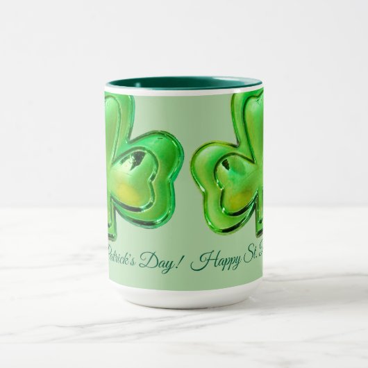 Shamrock St. Patrick's Day Mug マグカップ (中央)