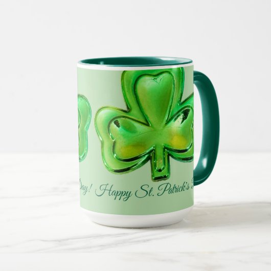 Shamrock St. Patrick's Day Mug マグカップ (正面右)
