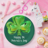 Shamrock St Patrick's Day Paper Plates  ペーパープレート (パーティー)