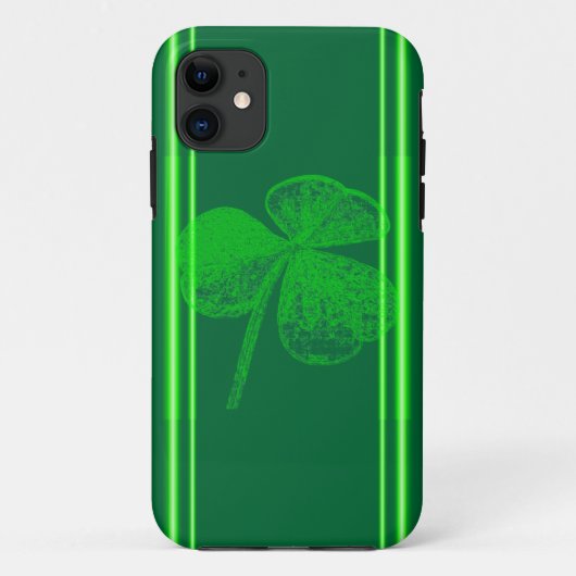 Shamrock Stamp by Kenneth Yonich Case-Mate iPhoneケース (裏面)