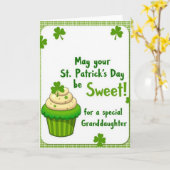 Shamrock Sweet Granddaughter Card カード (黄色い花)
