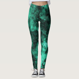 Shamrock Textured Spandexグランジレギンス レギンス
