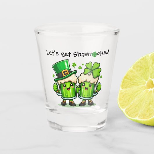 Shamrocked St Patrick's Day Leprechaunを入手しよう ショットグラス (正面)