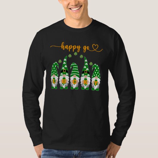 Shamrockin With My Gnomies Men And Women's St Patr Tシャツ (正面)
