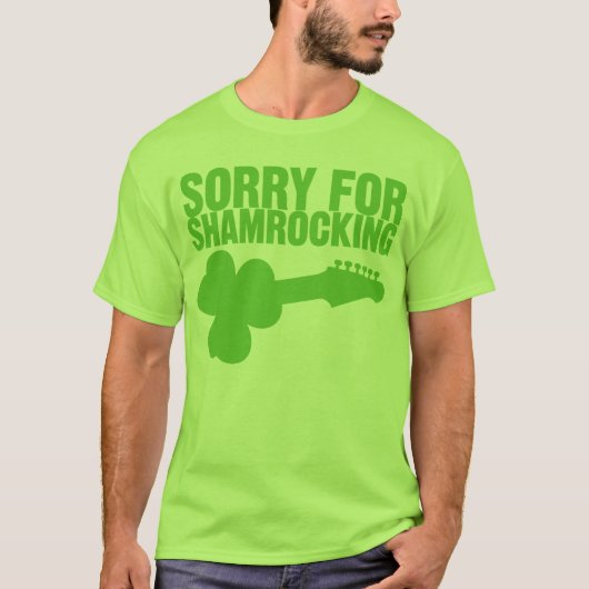 Shamrockingのために残念 Tシャツ (正面)