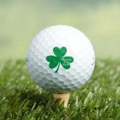 'Shamrocks Bring Birdies' St. Patrick's Day Fun  ゴルフボール (インサイチュ 木)