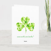 Shamrocks- Card カード (裏面)