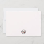 Shamrocks Catholic Irish Celtic Cross Condolence サンキューカード (裏面)