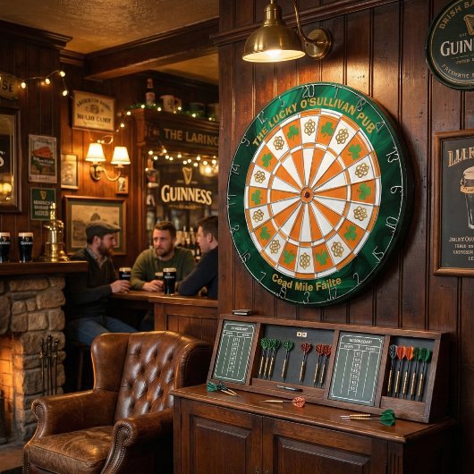 Shamrocks & Celtic Knots Irish Pub  ダーツボード