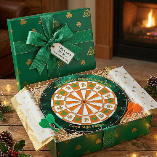 Shamrocks & Celtic Knots Irish Pub  ダーツボード