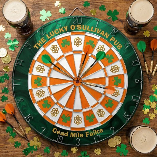 Shamrocks & Celtic Knots Irish Pub  ダーツボード