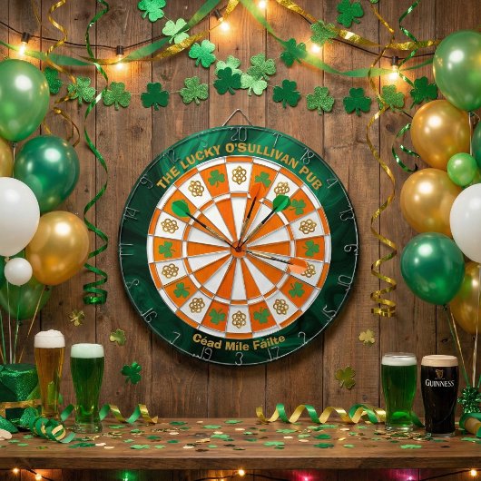 Shamrocks & Celtic Knots Irish Pub  ダーツボード