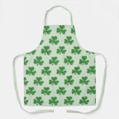Shamrocks Green Kitchen Apron エプロン (正面)
