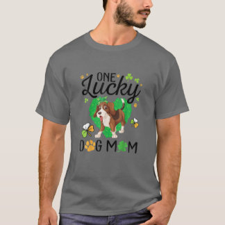 Shamrocks Heart Happy Patrick Day One Lucky Beagle Tシャツ