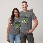 Shamrocks Heart Happy Patrick Day One Lucky Beagle Tシャツ (ユニセックス)