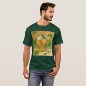 Shamrocks Irish Whiskey Tumbler "Sláinte!" Tシャツ (正面フル)