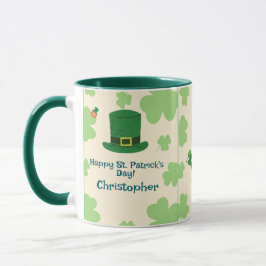 Shamrocks, leprechauns & Pot of Gold Mug マグカップ