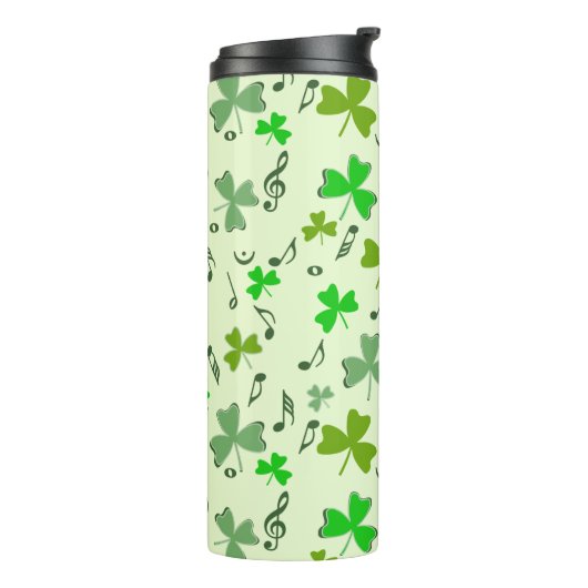 Shamrocks Music Notes タンブラー (回転左)