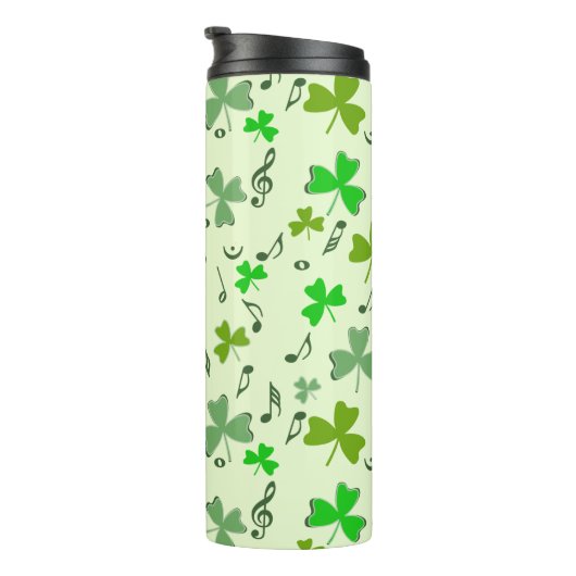 Shamrocks Music Notes タンブラー (回転右)