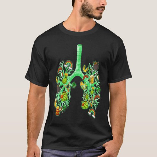 Shamrocks Respiratory Therapist RT St Patrick's Da Tシャツ (正面)