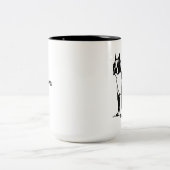 SHANAのマグ-限定版の黒!! ツートーンマグカップ (中央)