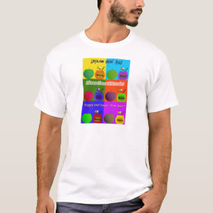 Shana Tova - Apple、蜂蜜及び蜂のかわいいポップアートのスタイル Tシャツ