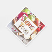 Shana Tova - Rosh Hashanah with Apple and Honey スタンダードランチョンナプキン (角)