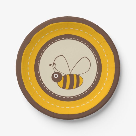 Shanah Tovah Rosh Hashanahのユダヤ人の新年 ペーパープレート (正面)