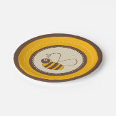 Shanah Tovah Rosh Hashanahのユダヤ人の新年 ペーパープレート (アングル)