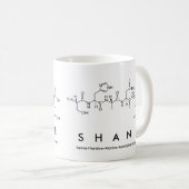 Shaneのペプチッド名前のマグ コーヒーマグカップ (正面右)