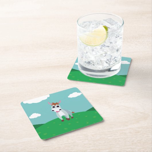 Shaneろば スクエアペーパーコースター (インサイチュ)