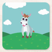 Shaneろば スクエアペーパーコースター (正面)