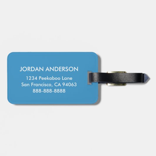 Shaneろば ラゲッジタグ (裏面横)