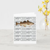 Shane Awesome - Oh My Cod Fish カード (黄色い花)