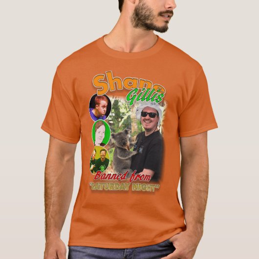 Shane Gillis vintage rap style design vintage Tシャツ (正面)