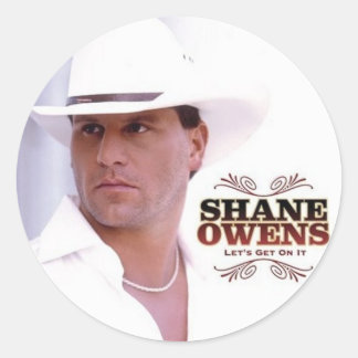 SHANE OWENSは"それで円形にしますステッカーを"得よう ラウンドシール