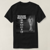 Shane Warne king of Spin RIP Death Tシャツ (デザイン正面)
