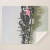 Shanghai, China, Mar 30, 2017, Wooden historic bui シェルパブランケット (正面(横))