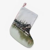 Shanghai, China, Mar 30, 2017, Wooden historic bui スモールクリスマスストッキング (正面 (吊り時))