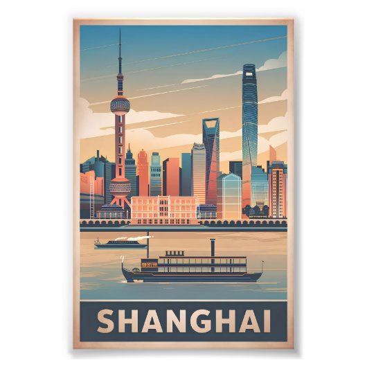 Shanghai vintage フォトプリント            (正面)