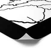 Shangrao China City Map ポスター (角)