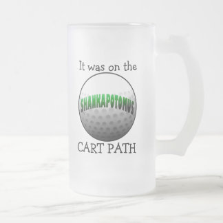 Shankapotomusのカート道のマグ フロストグラスビールジョッキ