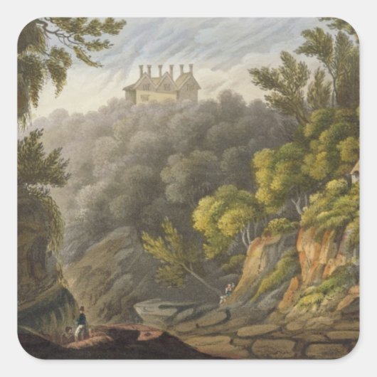 Shanklin Chine、「The Isle of Wight Explists」より スクエアシール (正面)