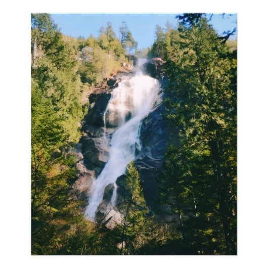 Shannon Falls, Squamish, Canada  フォトプリント (正面)