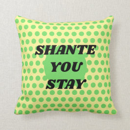 "ShanteまたはSashay遠くにか"。は 両面キャッチフレーズ クッション