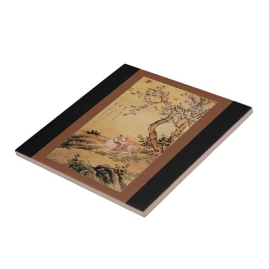 Shanxing Wolf~(睒星狼)~グレイハウンドジュゼッペカスティリオーネ タイル (側面)