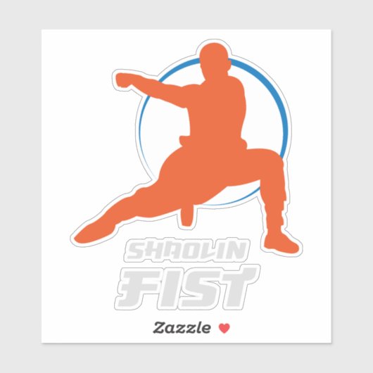 Shaolin Fist Kung Fu Warrior シール (シート)