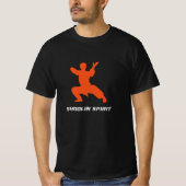 Shaolin Spirit Kung Fu Warrior Tシャツ (正面)