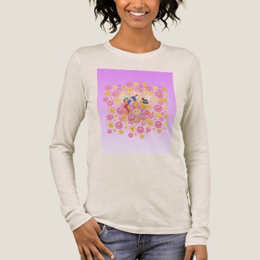 SHaPe 長袖Tシャツ トライブレンドTシャツ (正面)