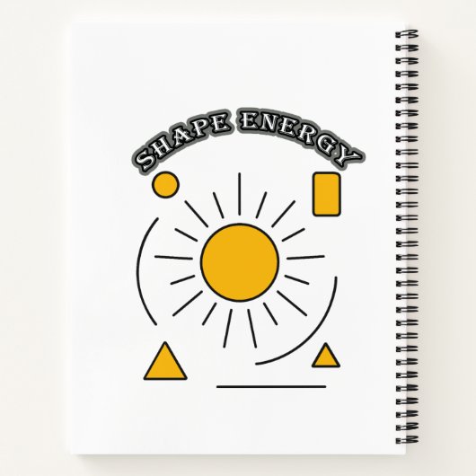 Shape Energy  Notebook ノートブック (裏面)